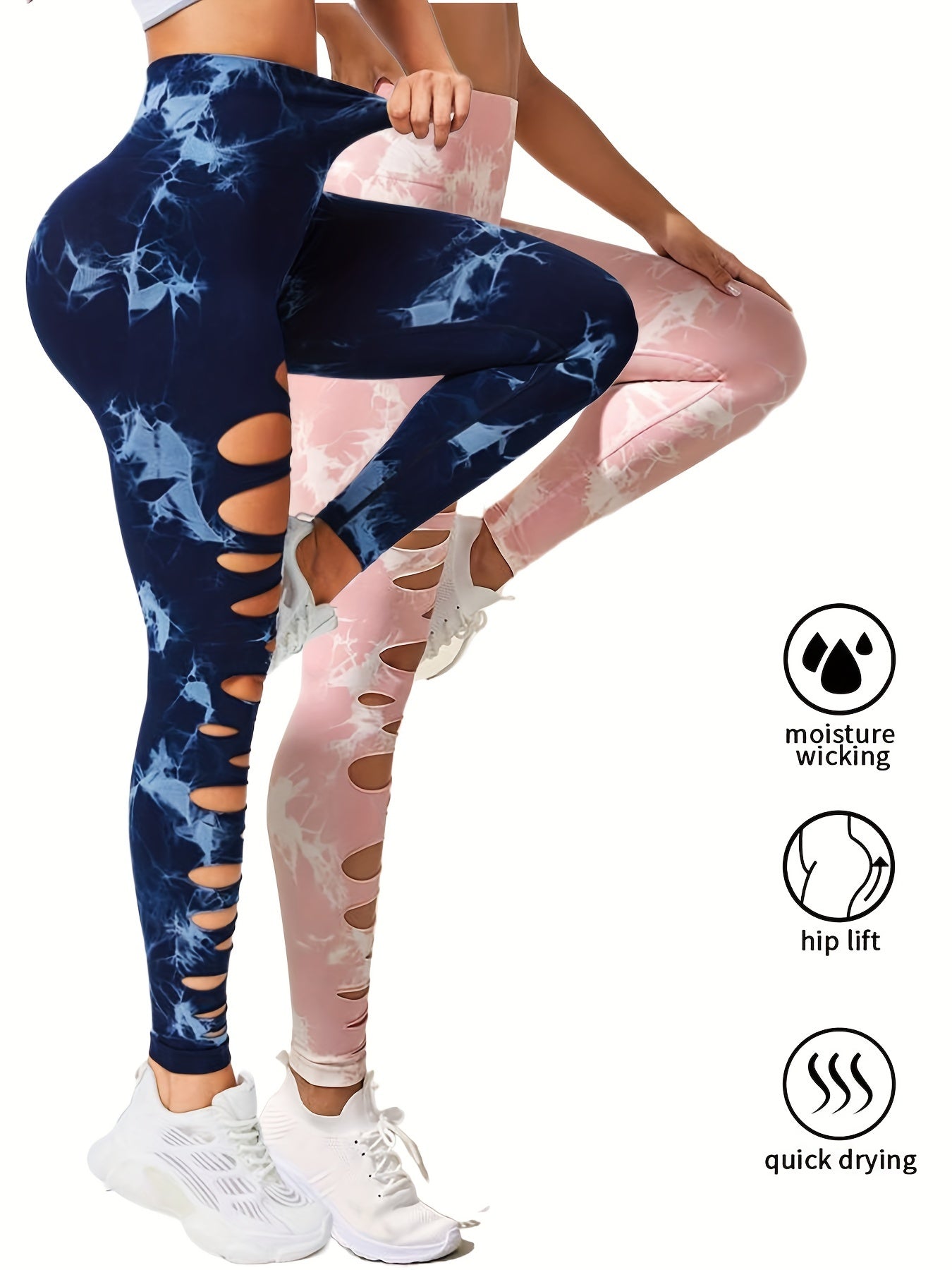 Tie-Dye Sculpt Leggings – 2-Pack
