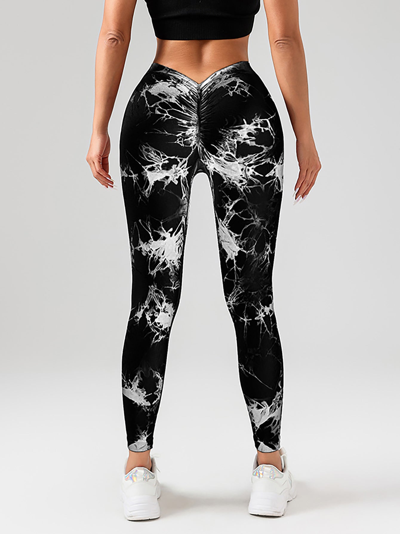 Tie-Dye V-Back Sculpt Leggings – 2-Pack