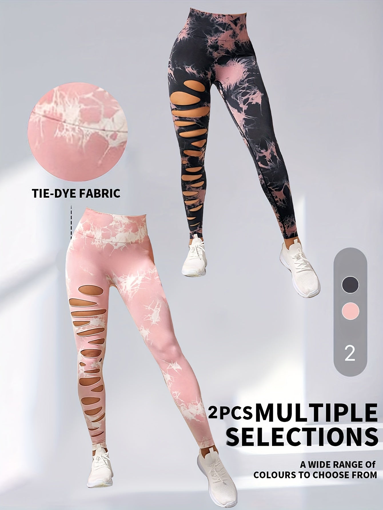 Tie-Dye Sculpt Leggings – 2-Pack