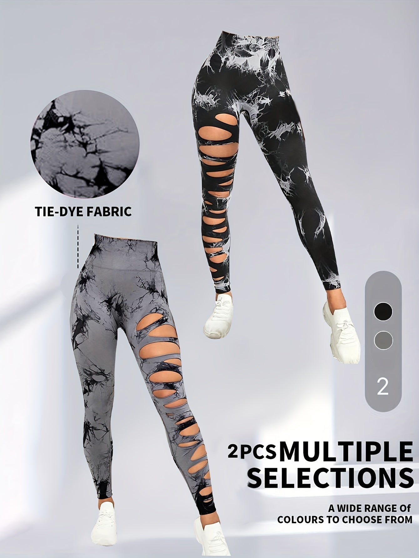 Tie-Dye Sculpt Leggings – 2-Pack