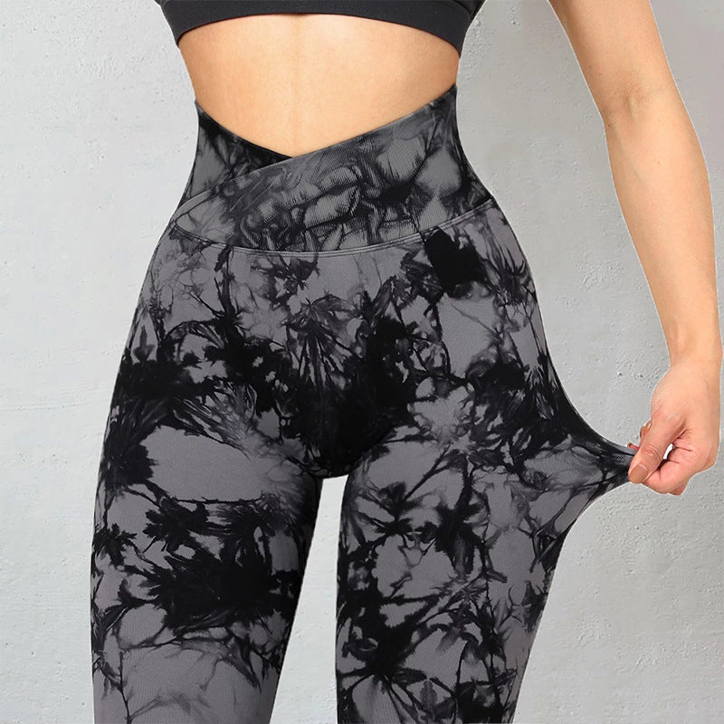 Seamless Tie-Dye Sculpt Leggings