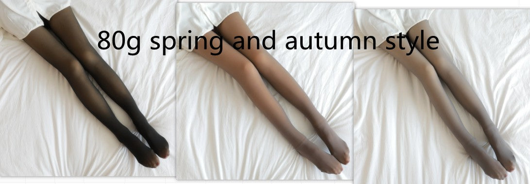 P.E Skins Faux Sheer Thermal Fleece Tights