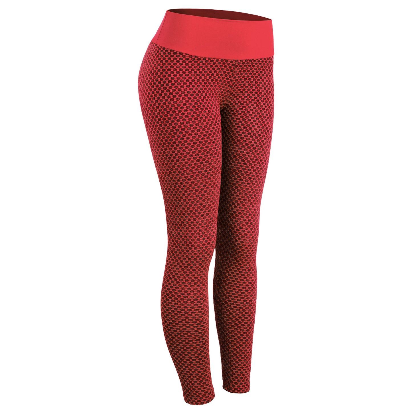 Plaid Sculpt Leggings – High-Waist Performance