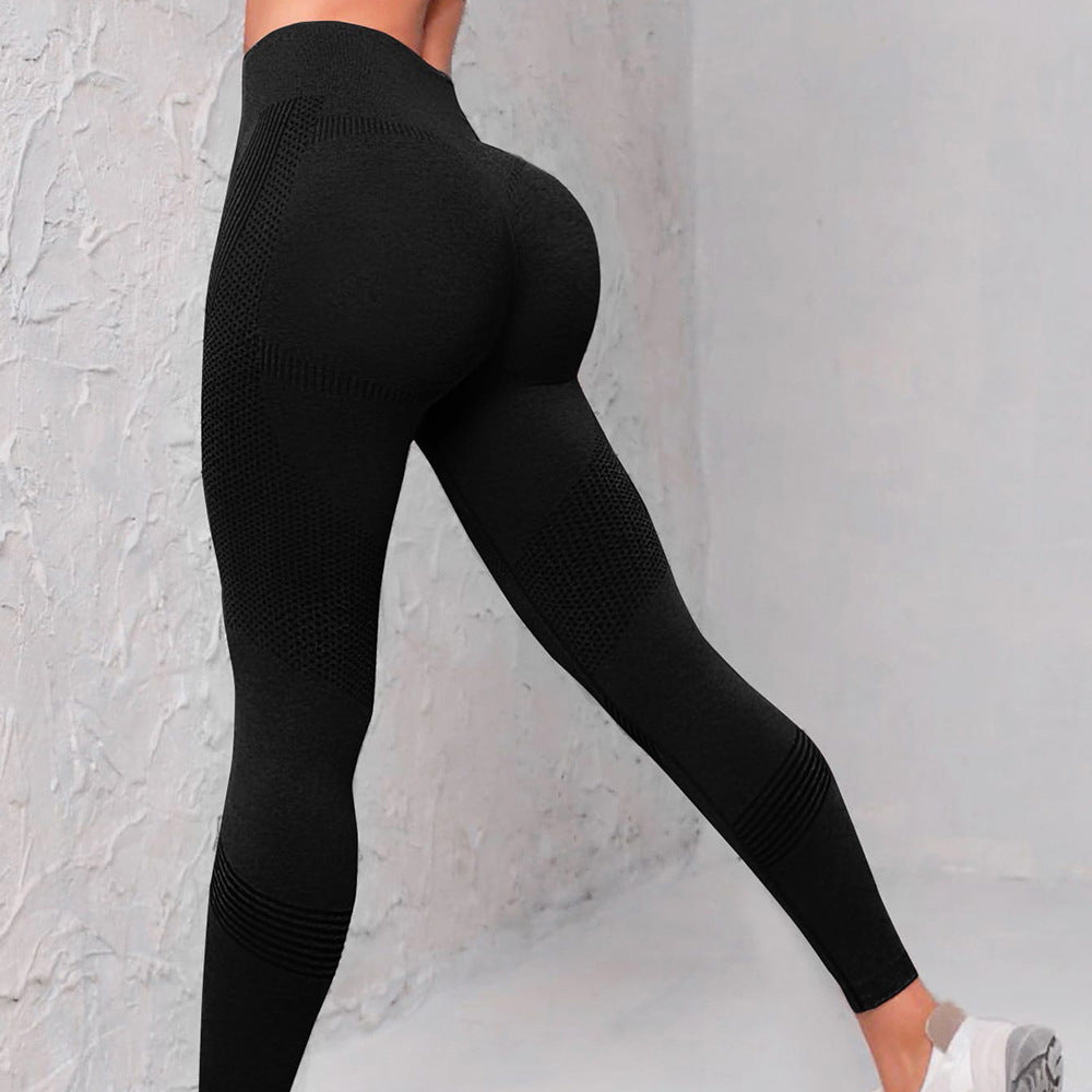 Seamless Sculpt Leggings – Dot Stripe