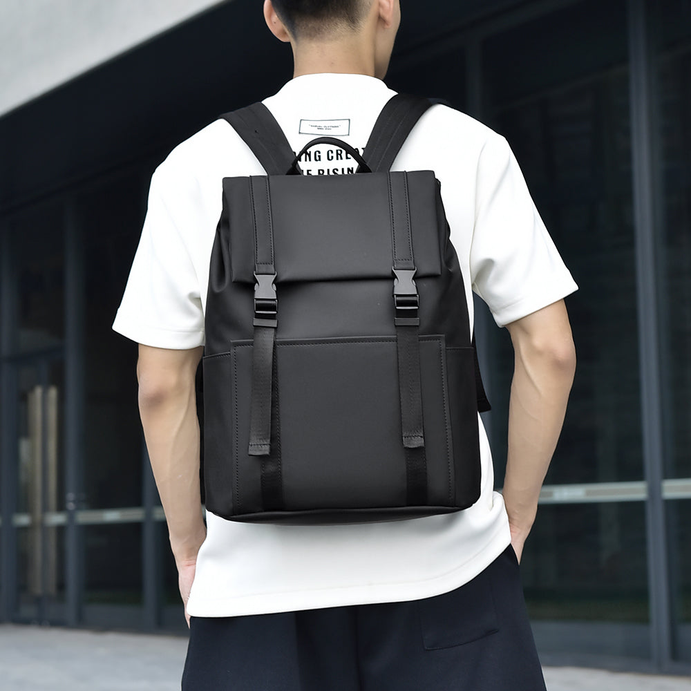 Men’s Stylish Backpack with Side Pockets – Durable & Spacious for College and Outdoor Use