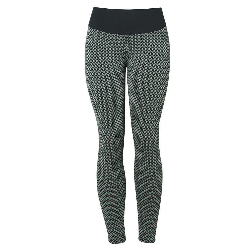 Plaid Sculpt Leggings – High-Waist Performance