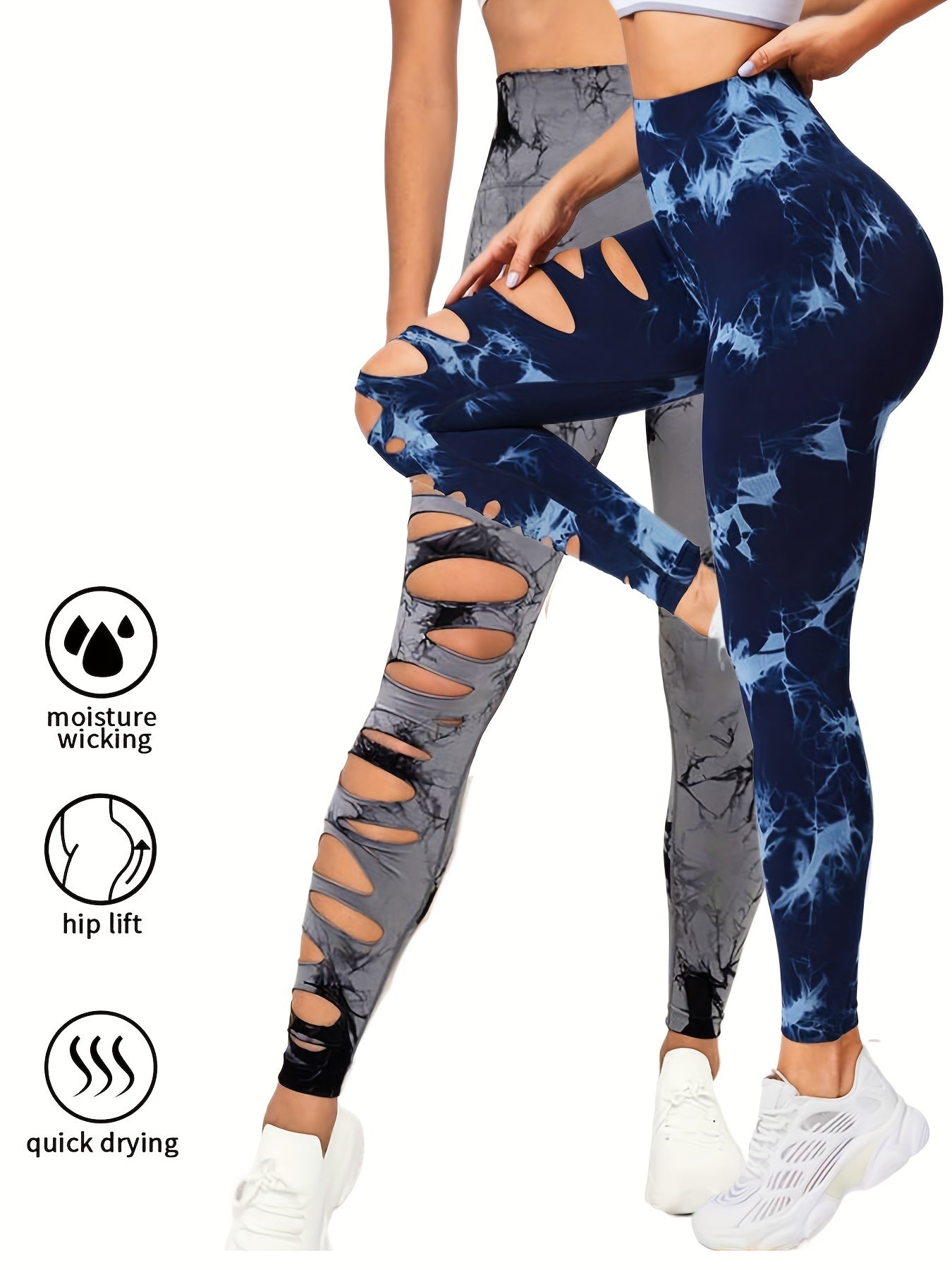 Tie-Dye Sculpt Leggings – 2-Pack