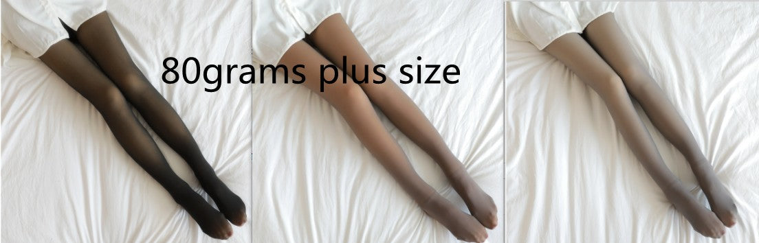 P.E Skins Faux Sheer Thermal Fleece Tights