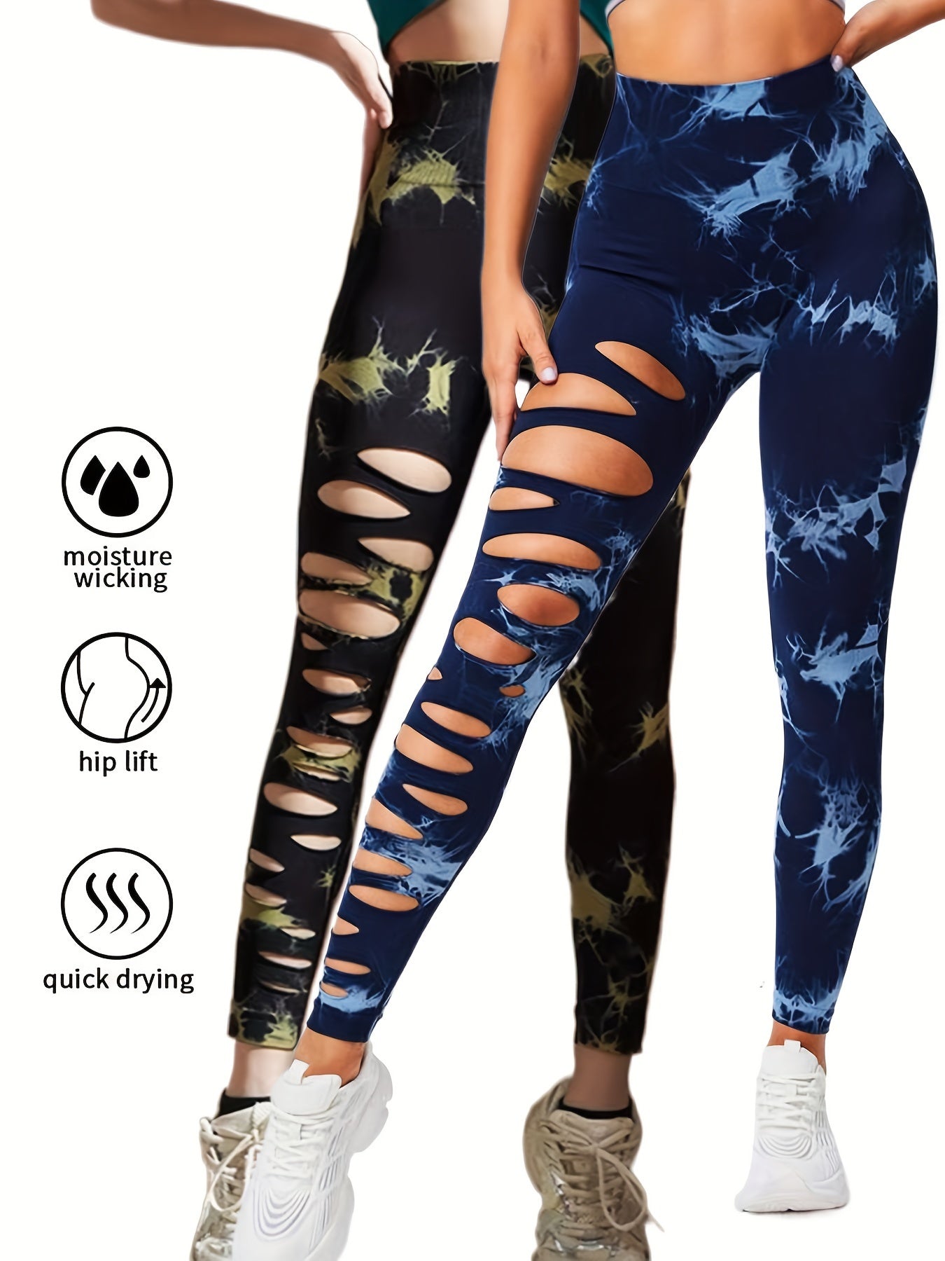 Tie-Dye Sculpt Leggings – 2-Pack