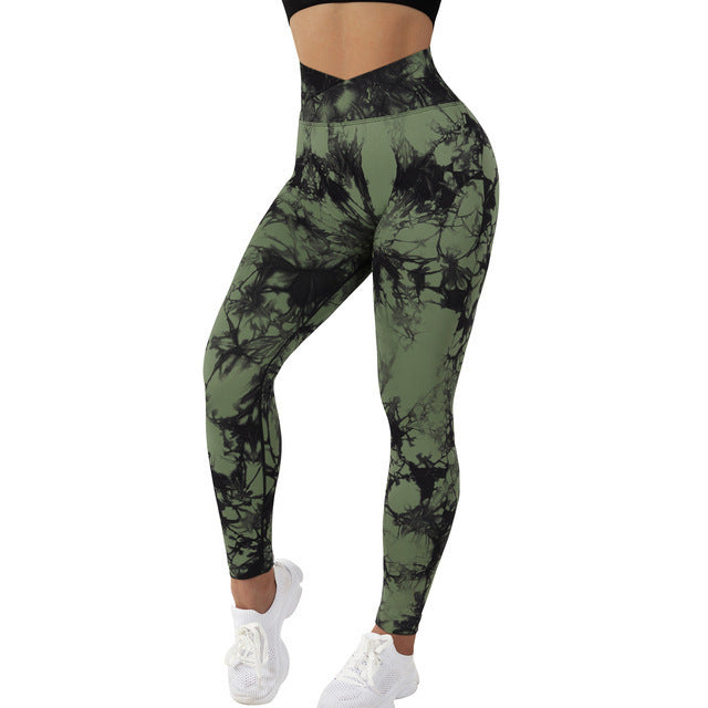 Seamless Tie-Dye Sculpt Leggings