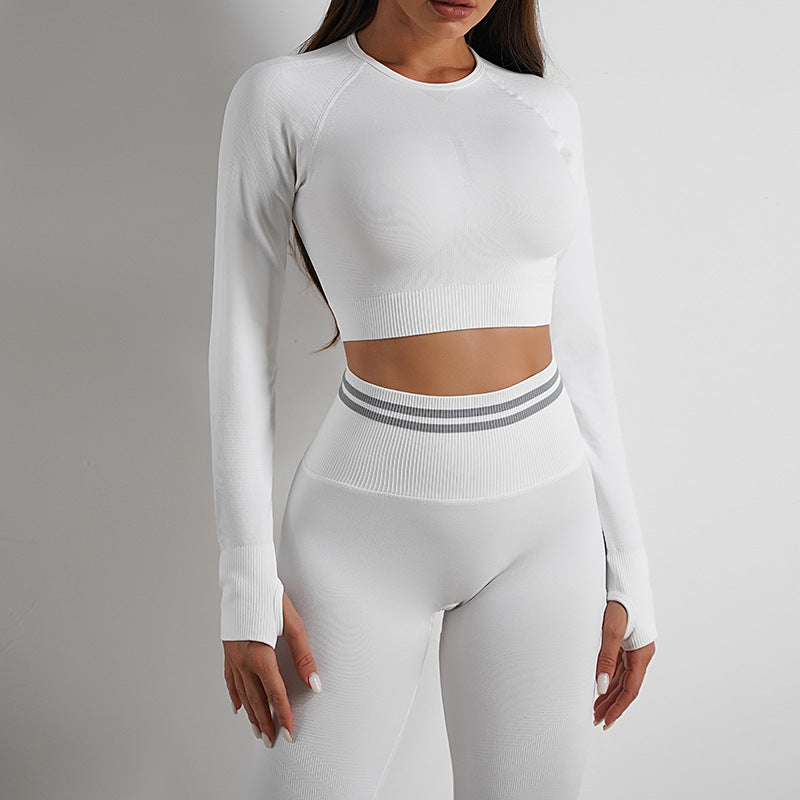 Seamless Sculpt Leggings & Long-Sleeve Top Set