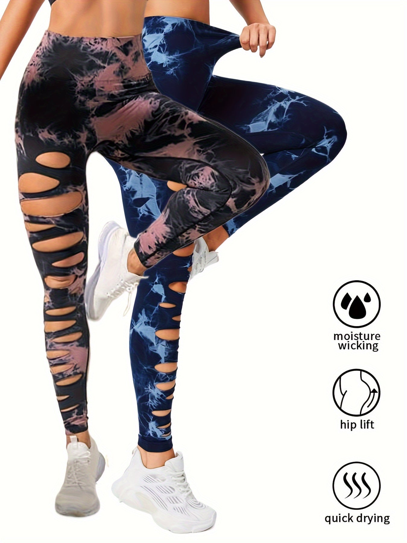 Tie-Dye Sculpt Leggings – 2-Pack
