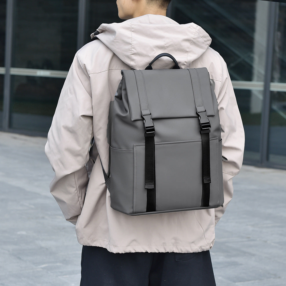 Men’s Stylish Backpack with Side Pockets – Durable & Spacious for College and Outdoor Use