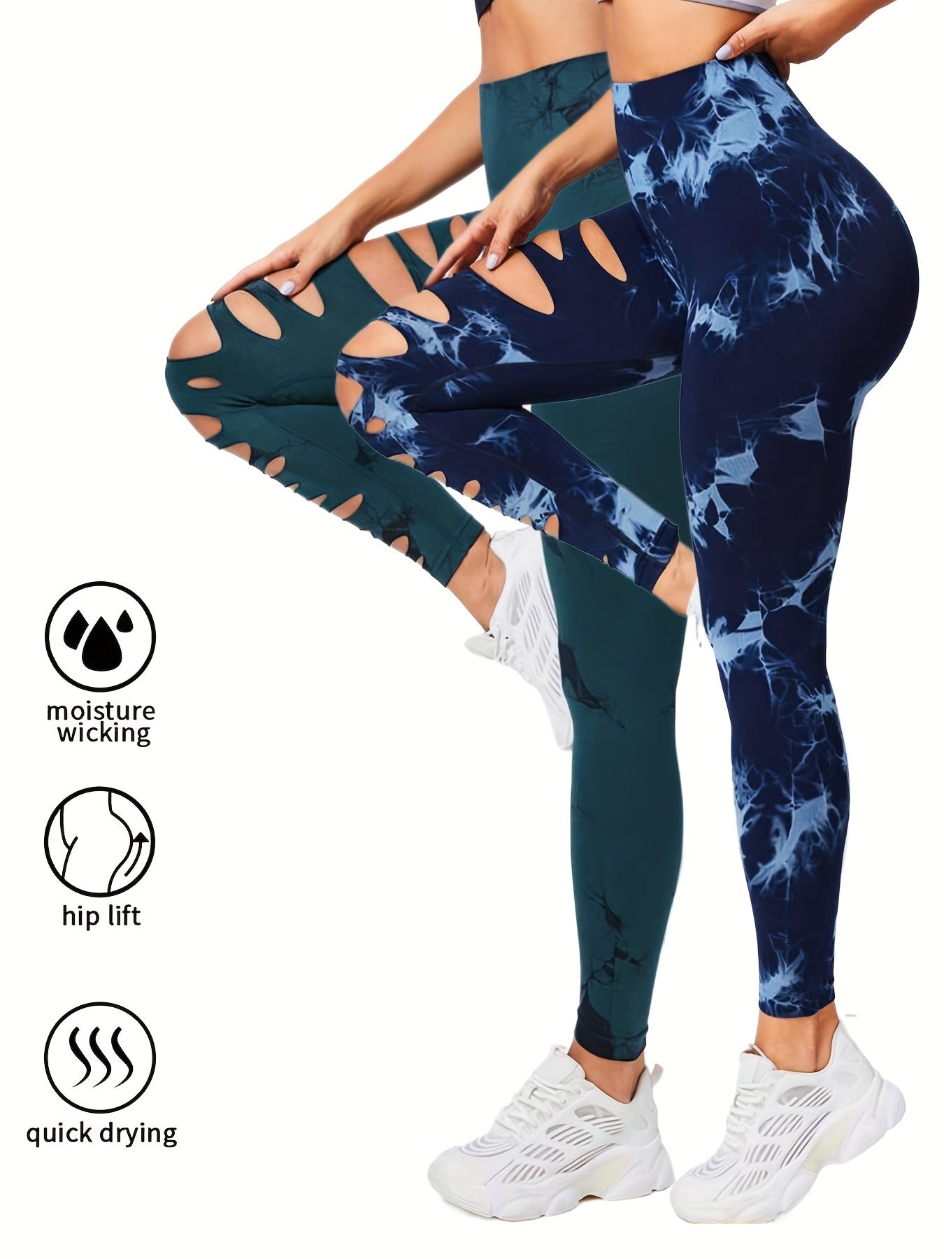 Tie-Dye Sculpt Leggings – 2-Pack
