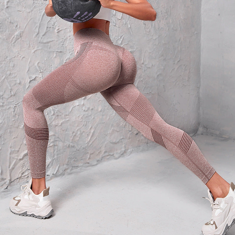 Seamless Sculpt Leggings – Dot Stripe