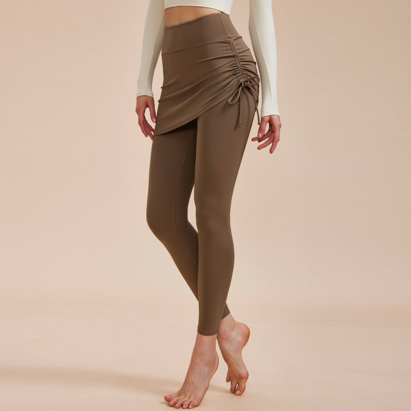 High-Waist Skirted Seamless Leggings