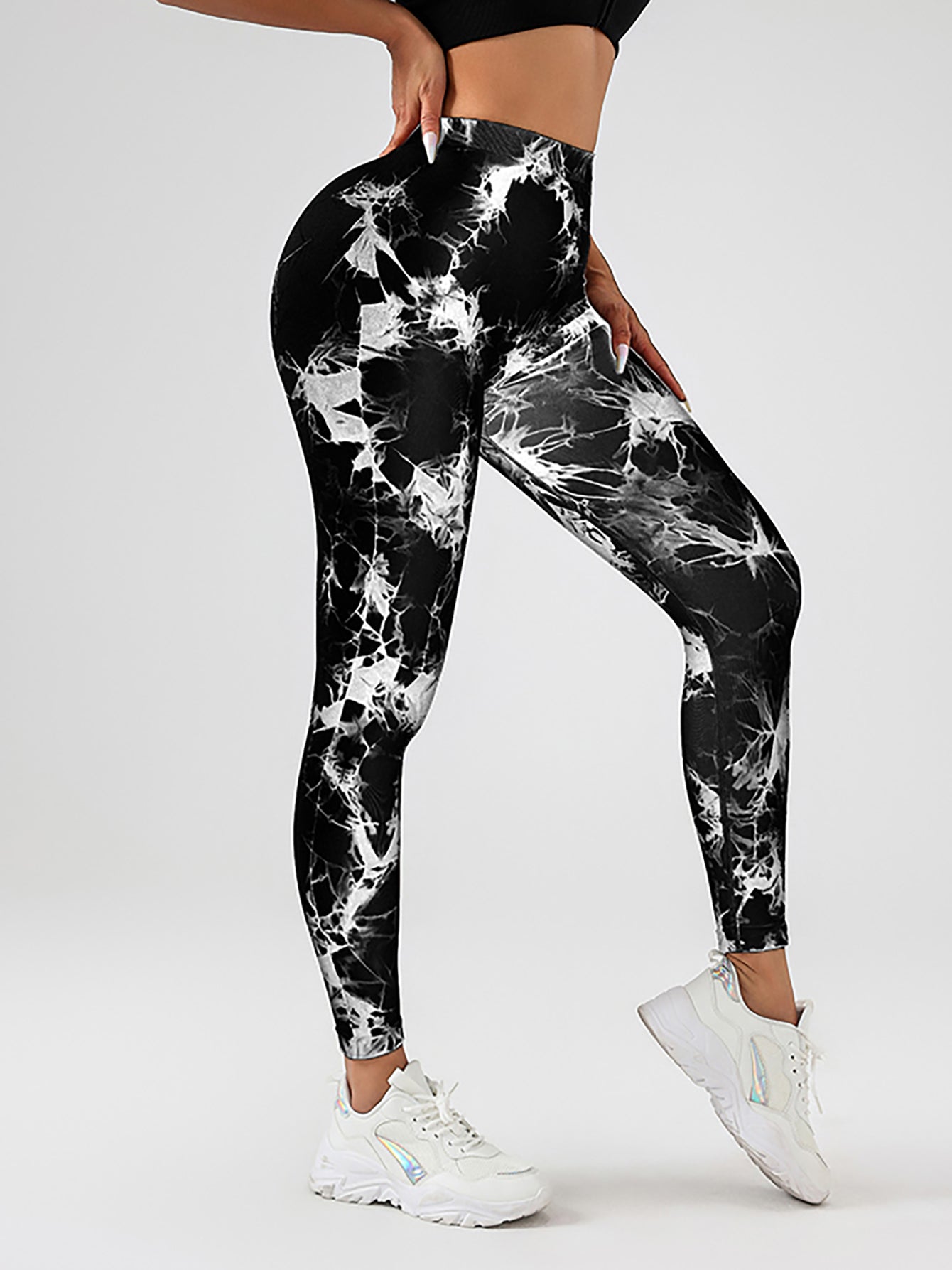 Tie-Dye V-Back Sculpt Leggings – 2-Pack