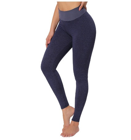 Plaid Sculpt Leggings – High-Waist Performance