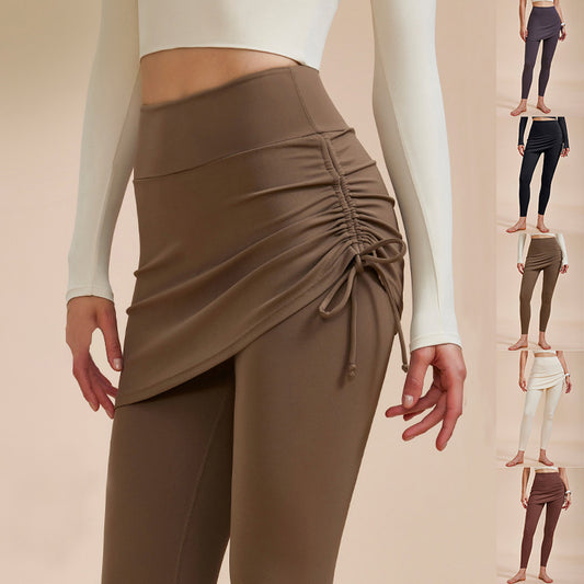 High-Waist Skirted Seamless Leggings