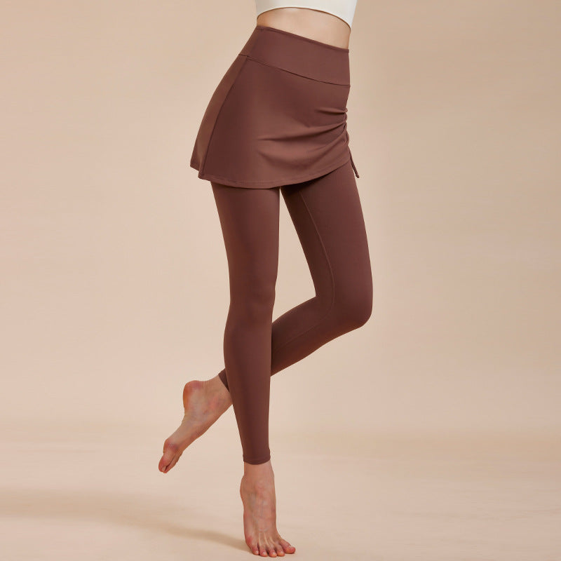 High-Waist Skirted Seamless Leggings