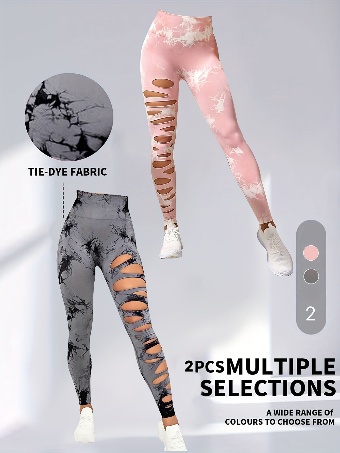 Tie-Dye Sculpt Leggings – 2-Pack