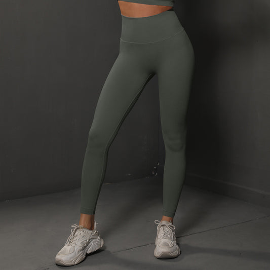 P.E. Skins High-Waist Seamless Sculpt Leggings – Solid Color