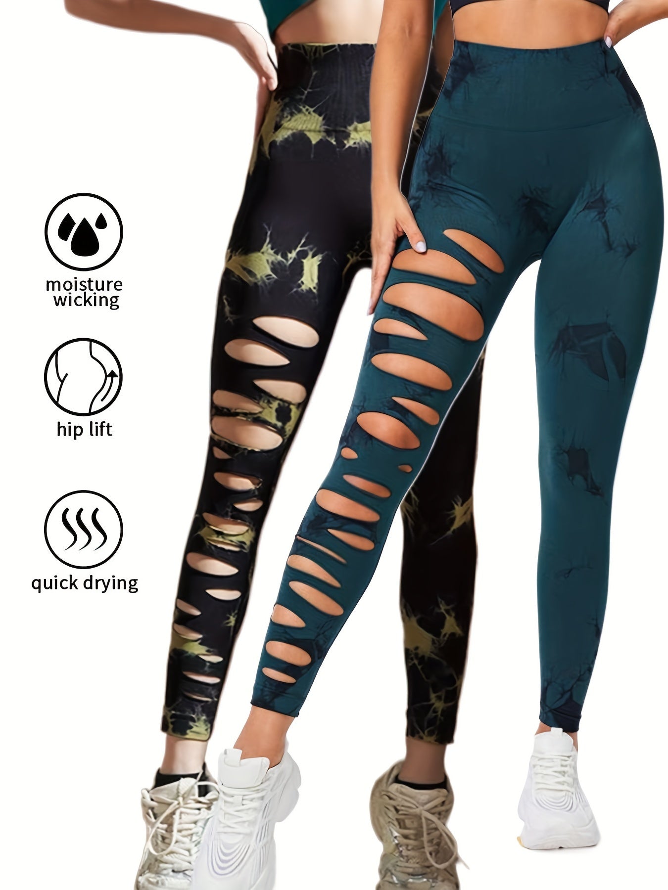 Tie-Dye Sculpt Leggings – 2-Pack