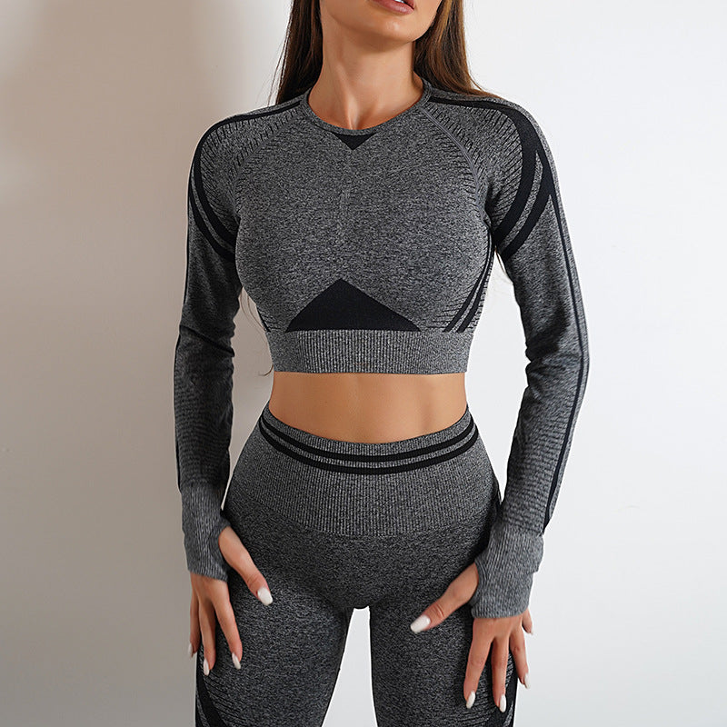 Seamless Sculpt Leggings & Long-Sleeve Top Set