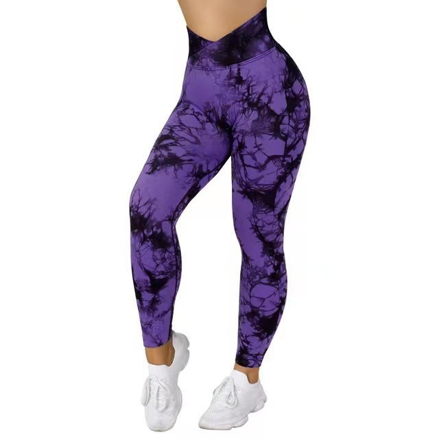 Seamless Tie-Dye Sculpt Leggings
